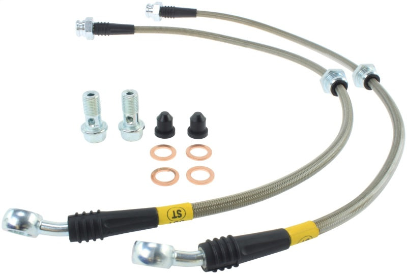 StopTech 89-1/98 Nissan 240SX Stainless Steel Front Brake Lines 950.42009