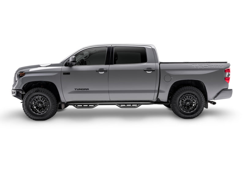 N-Fab Podium LG 15.5-17 Dodge Ram 1500 Crew Cab - Tex. Black - 3in HPD1584CC-TX