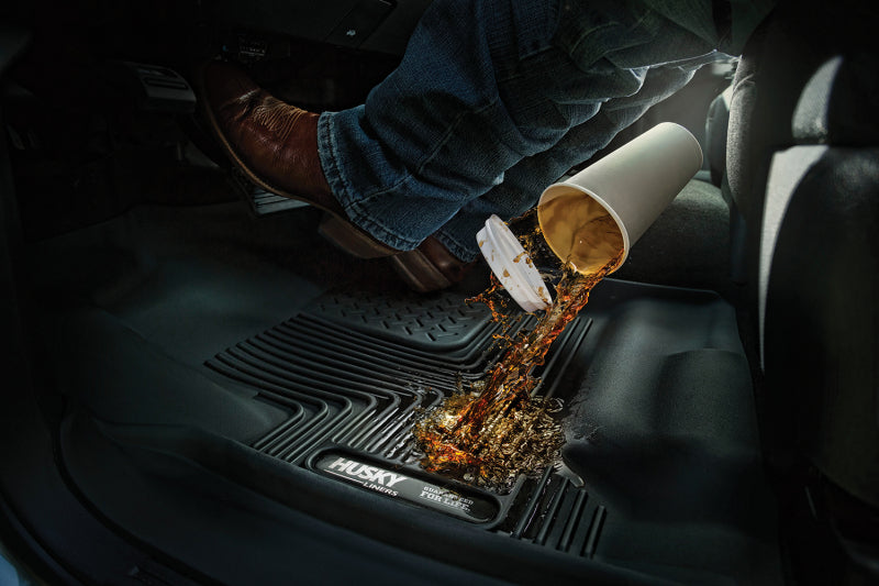 Husky Liners 14-16 Toyota Tundra CrewMax Cab Pickup X-Act Contour Black 2nd Seat Floor Liner 53841