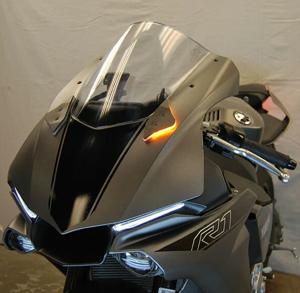 NEW RAGE CYCLESMirror Block Off Turn Signals YamR1-MBO