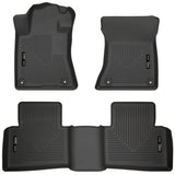 Husky Liners 19-23 Nissan Altima WeatherBeater Black Front & Second Seat Floor Liner 99381