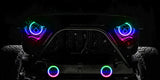 Oracle Jeep Wrangler JK/JL/JT High Performance W LED Fog Lights - ColorSHIFT - Dynamic 5846-332