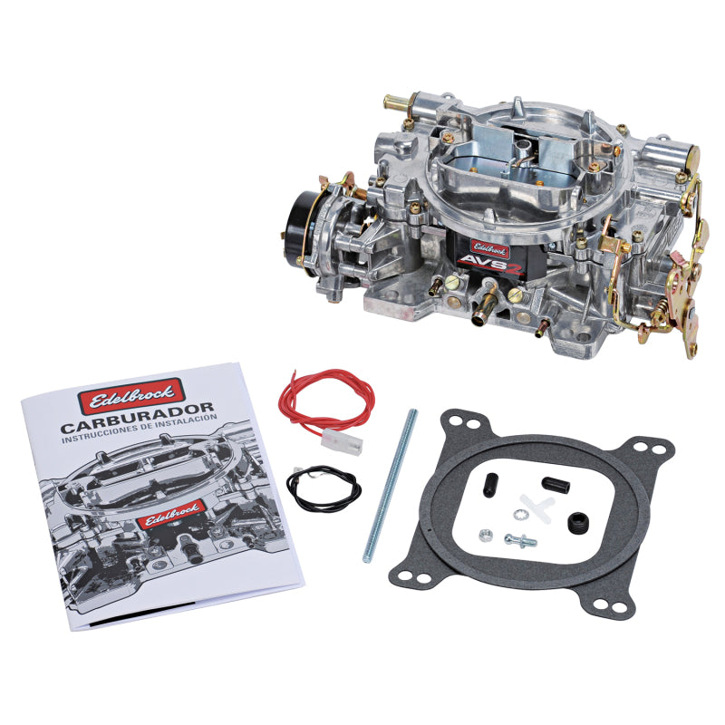 Edelbrock Carburetor Thunder Series 4-Barrel 800 CFM Electric Choke Calibration Satin Finish 1913