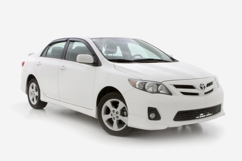AVS 09-13 Toyota Corolla Ventvisor In-Channel Front & Rear Window Deflectors 4pc - Smoke 194073