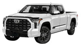 AVS 22-23 Toyota Tundra CC/CrewMax & 2023 Sequoia Aeroskin Low Profile Hood Shield - Smoke 322294