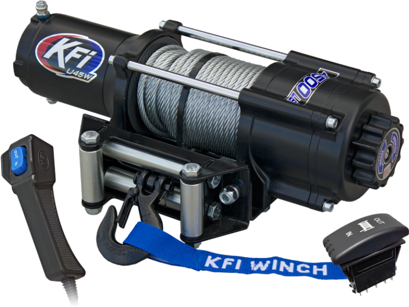 KFI UTV Series Winch 4500 lbs. Wide U45W-R2