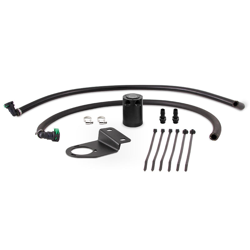 Mishimoto 19+ Ford Ranger Baffled Oil Catch Can Kit - Black MMBCC-RGR-19PBE