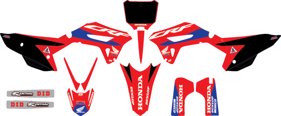 D'COR VISUALS Graphic Kit - HRC Honda 20-10-631