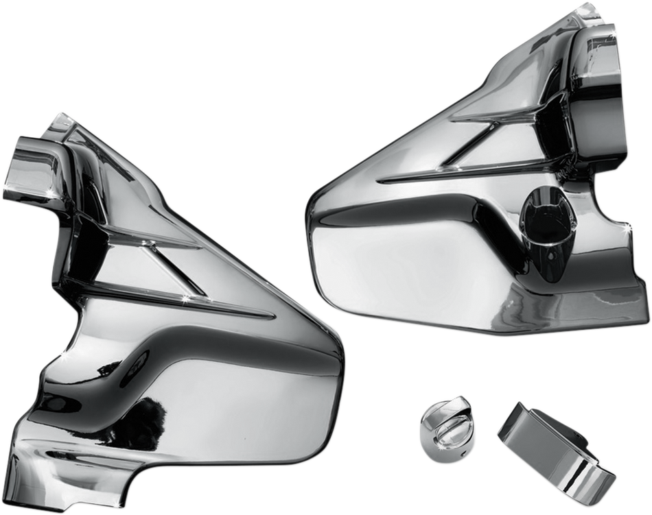 KURYAKYN Louvered Transmission Cover - Chrome 7366