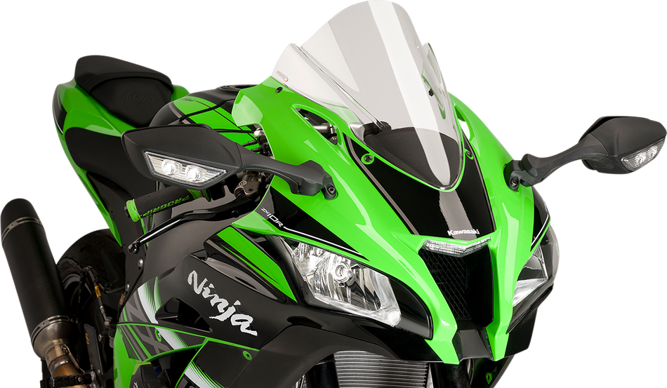 PUIG HI-TECH PARTS Race Windscreen - Clear - ZX10R 8912W