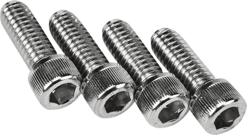 HARDDRIVE Allen Bolts Chrome 4/Pk For Handlebar Clamp 57-0023-4