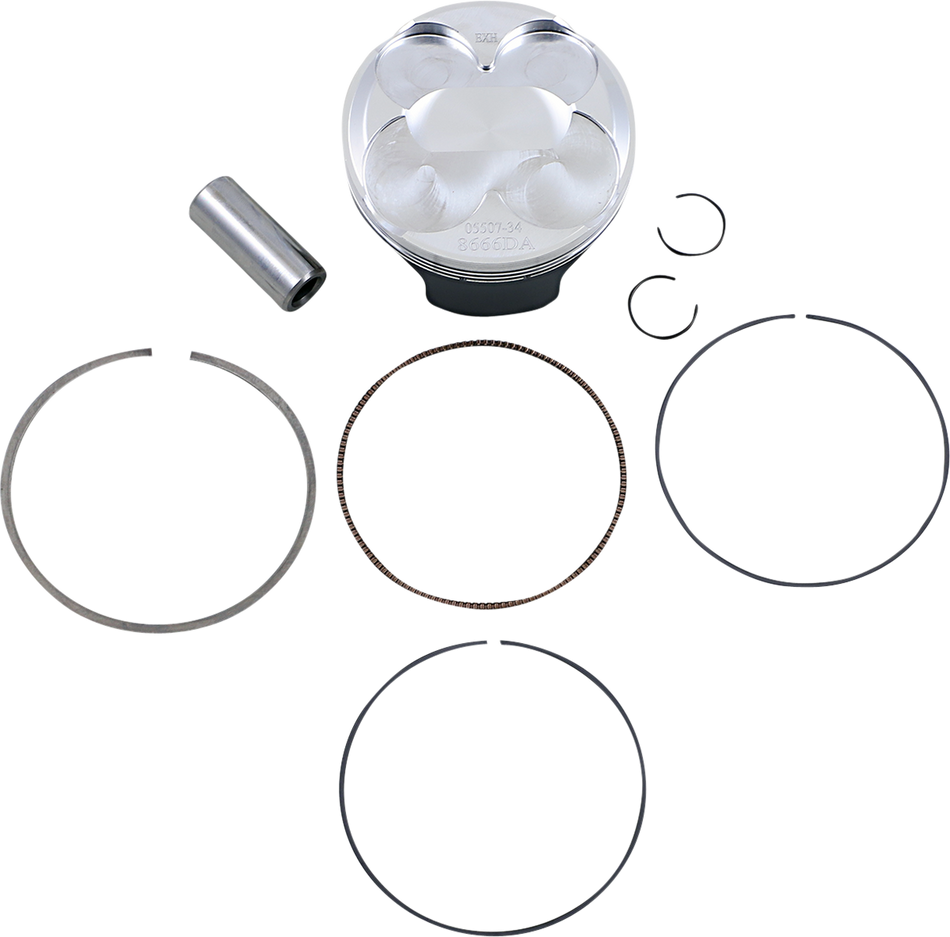 WOSSNER Piston Kit - RMZ250 - 76.96 mm 8666DA