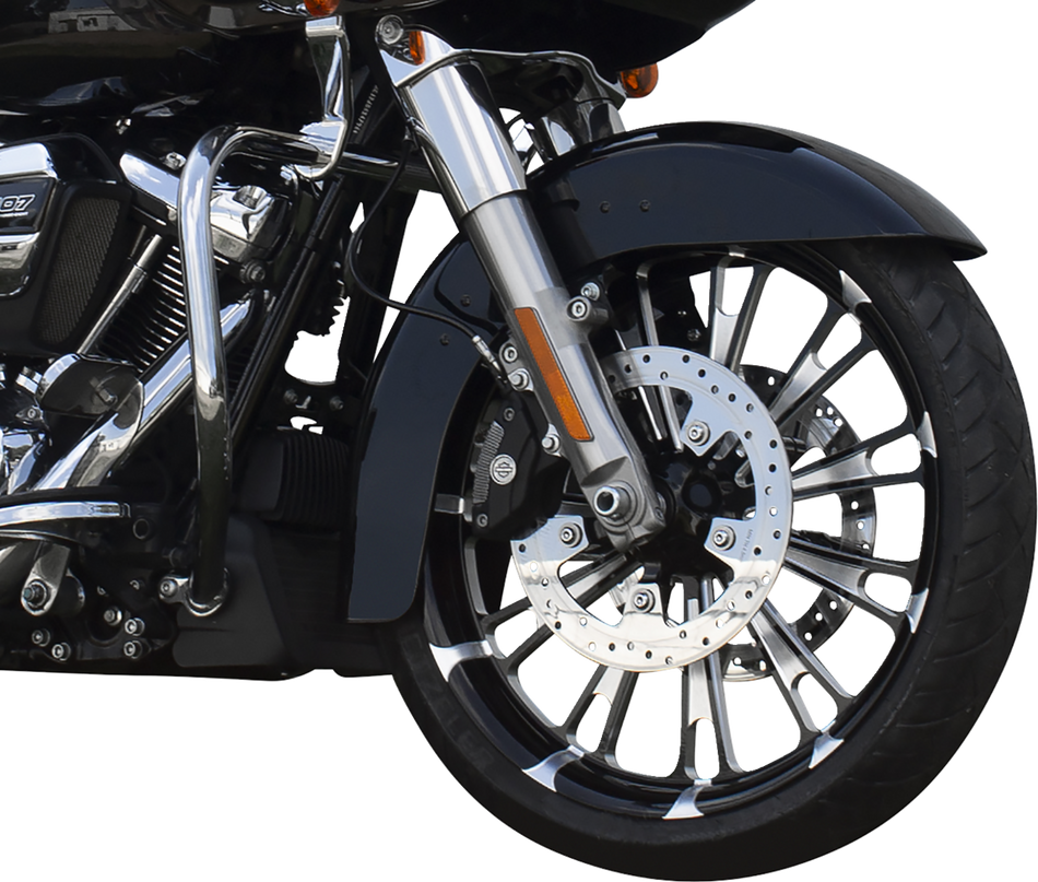 COASTAL MOTO Front Wheel - Fuel - Dual Disc/ABS - Black Cut - 21"x3.25" - FL FUL-213-BC-ABST