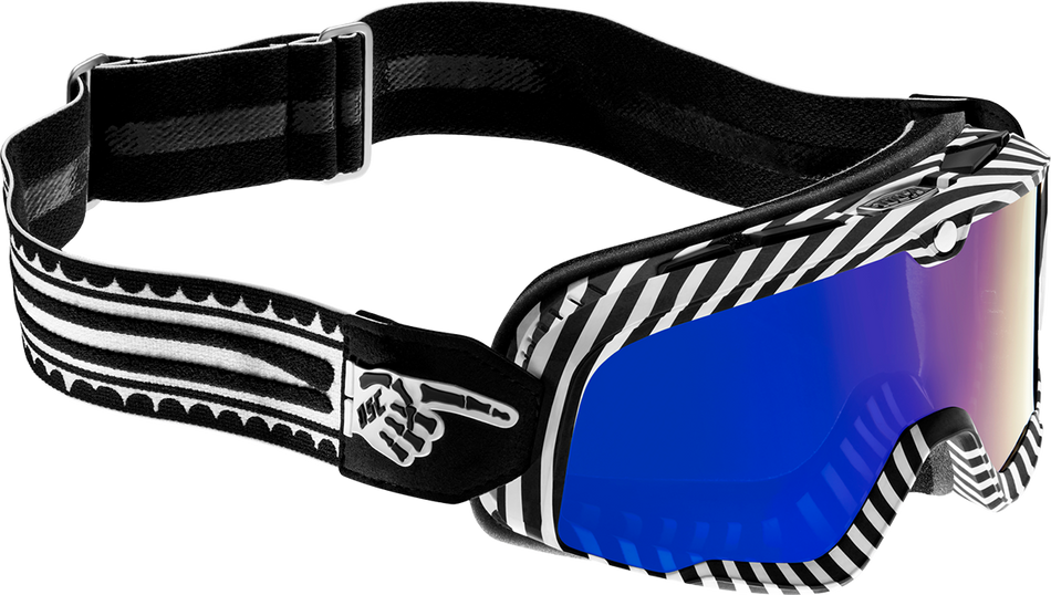 100% Barstow Goggles - Death Spray - Blue Mirror 50000-00002