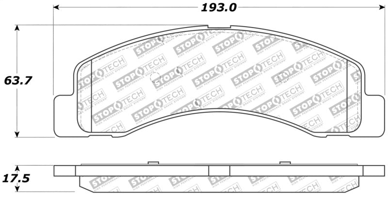 StopTech Performance Brake Pads 309.0756