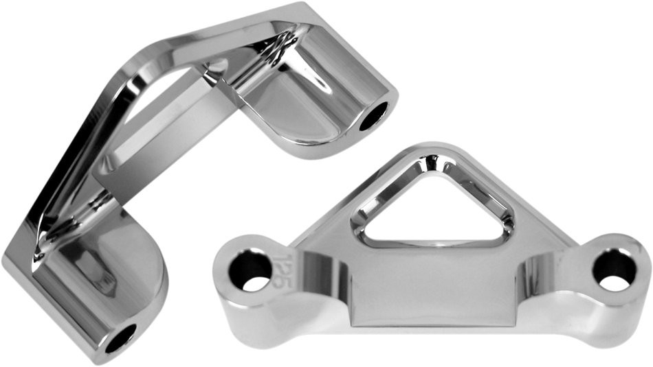 ACCUTRONIX Hot Legs/Bagger Legs Fender Spacers - Chrome - 1.25" Spacer - For 5.5" Width Fender TFS41-EMF125C