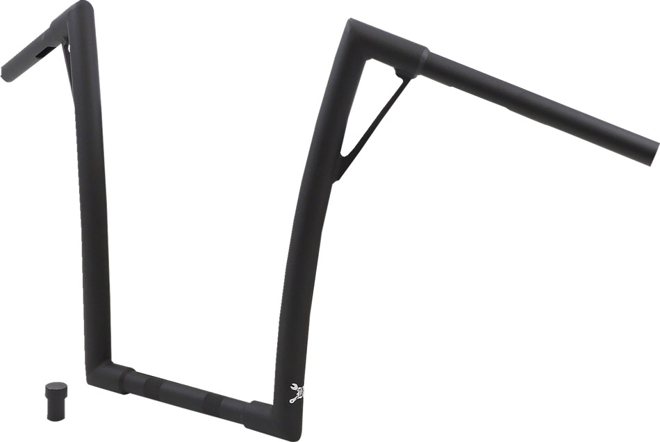 BURLY BRAND Handlebar - Louie - 16" - Textured Black B12-7008TB