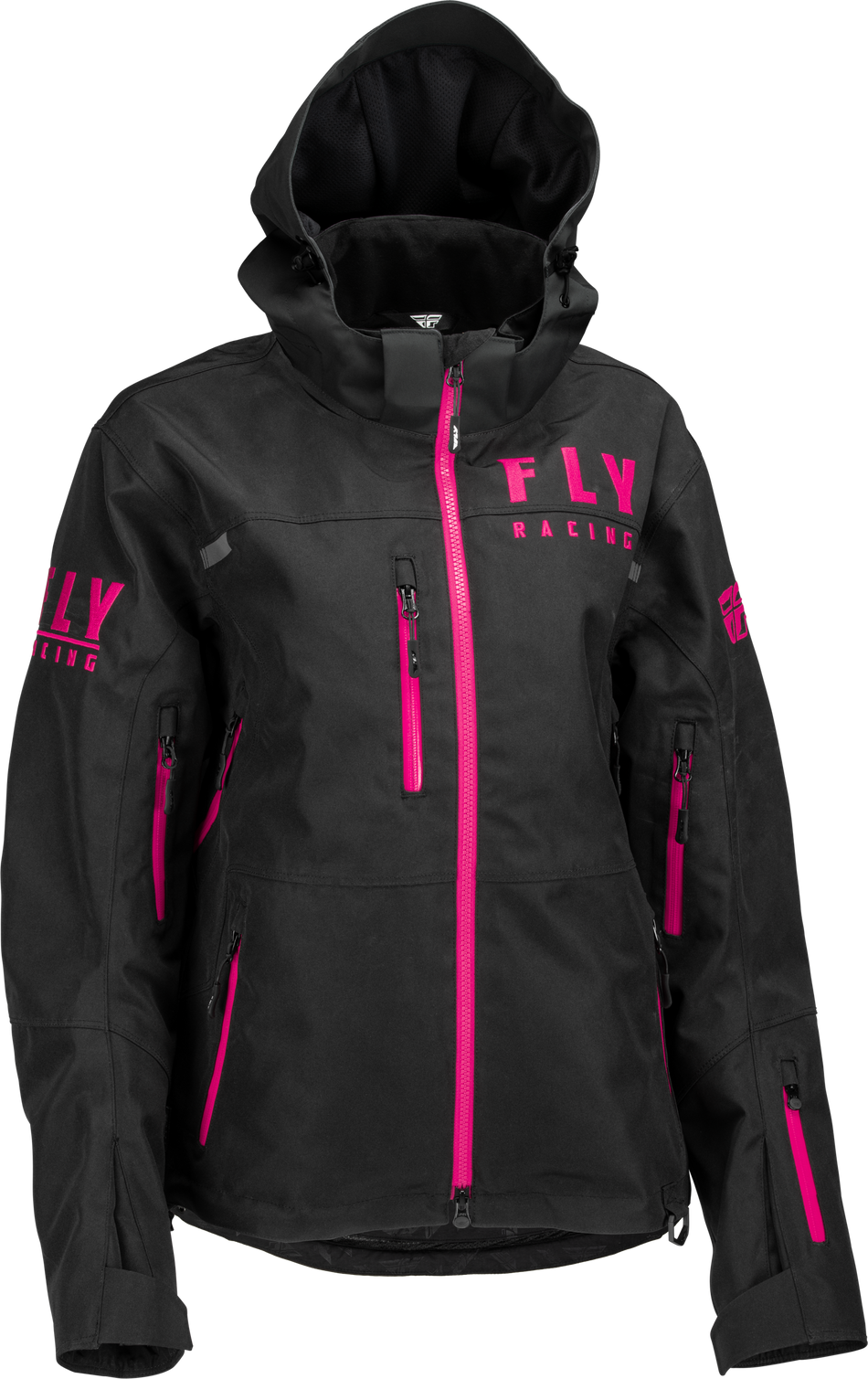 FLY RACING Women's Carbon Jacket Black/Pink 2x 470-45022X