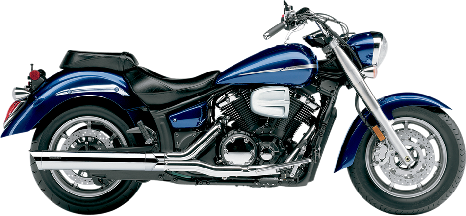 COBRA Scalloped Muffler Chrome for XVS 1300 2007-2017 2275