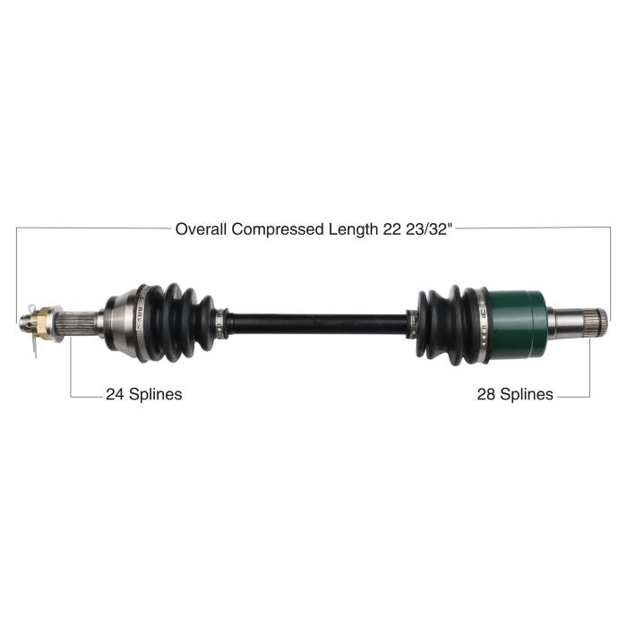 Tytaneum Oe Replacement Cv Axle John Deere Rear Left 8130098
