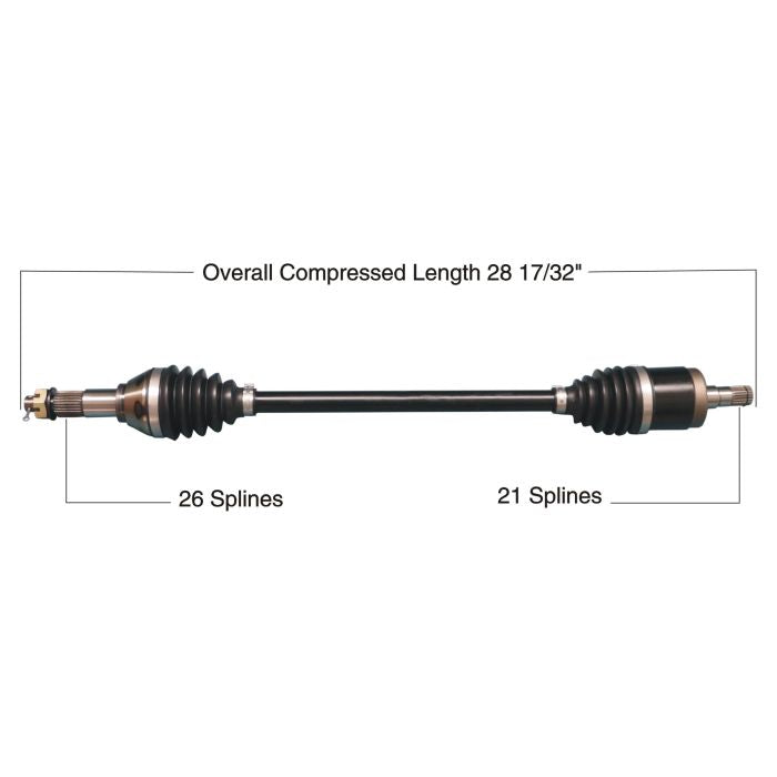 Tytaneum Heavy Duty Cv Axle Can-Am Front Left 8130247
