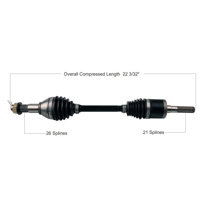 Tytaneum Heavy Duty Cv Axle Can-Am Front Right 8130258