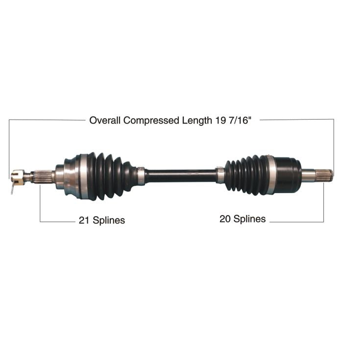Tytaneum Heavy Duty Cv Axle Honda Front Right 8130265