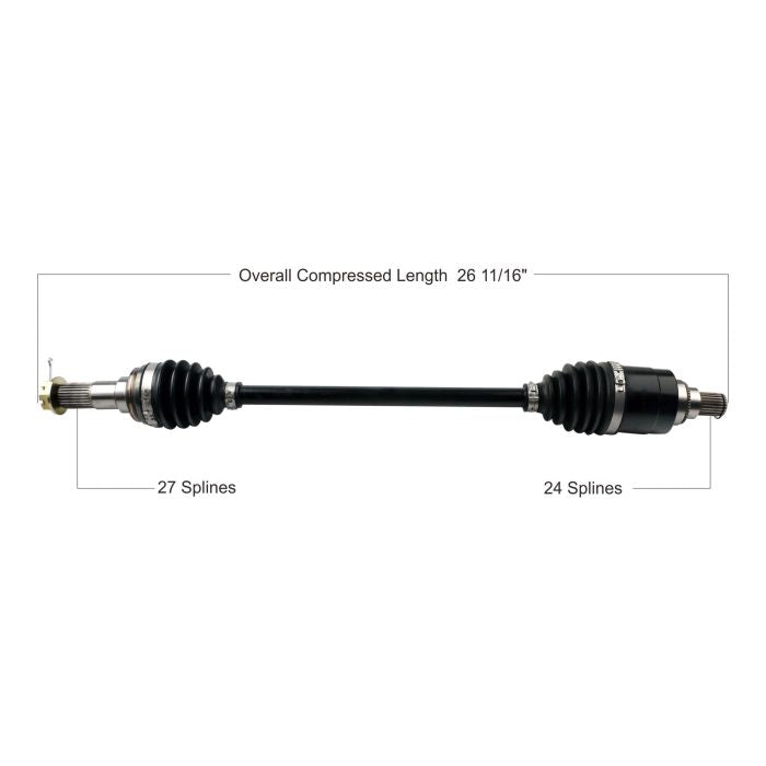 Tytaneum Heavy Duty Cv Axle Kymco Front Right 8130288