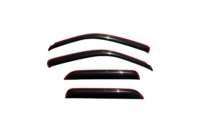 AVS 01-07 Ford Escape Ventvisor In-Channel Front & Rear Window Deflectors 4pc - Smoke 194059