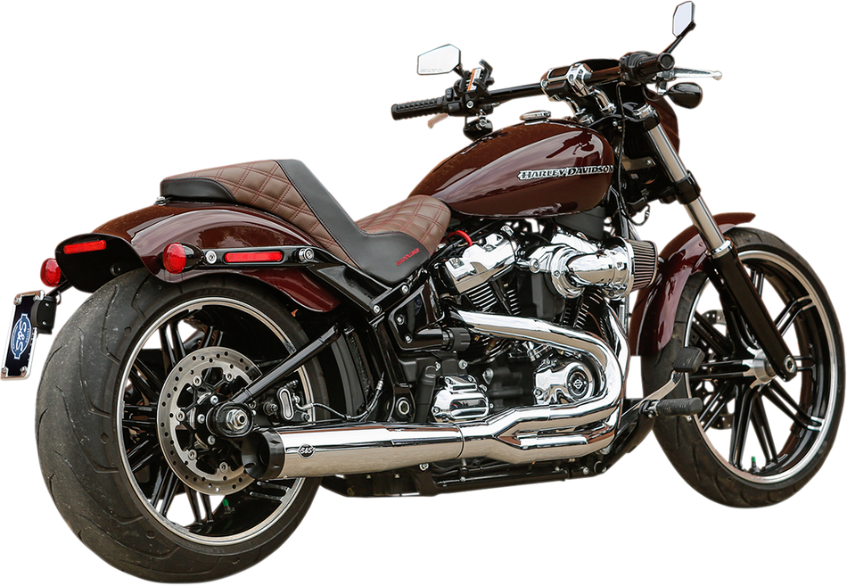 S&S CYCLE 2:1 50 State Exhaust for M8 Softail - Chrome 550-0847B