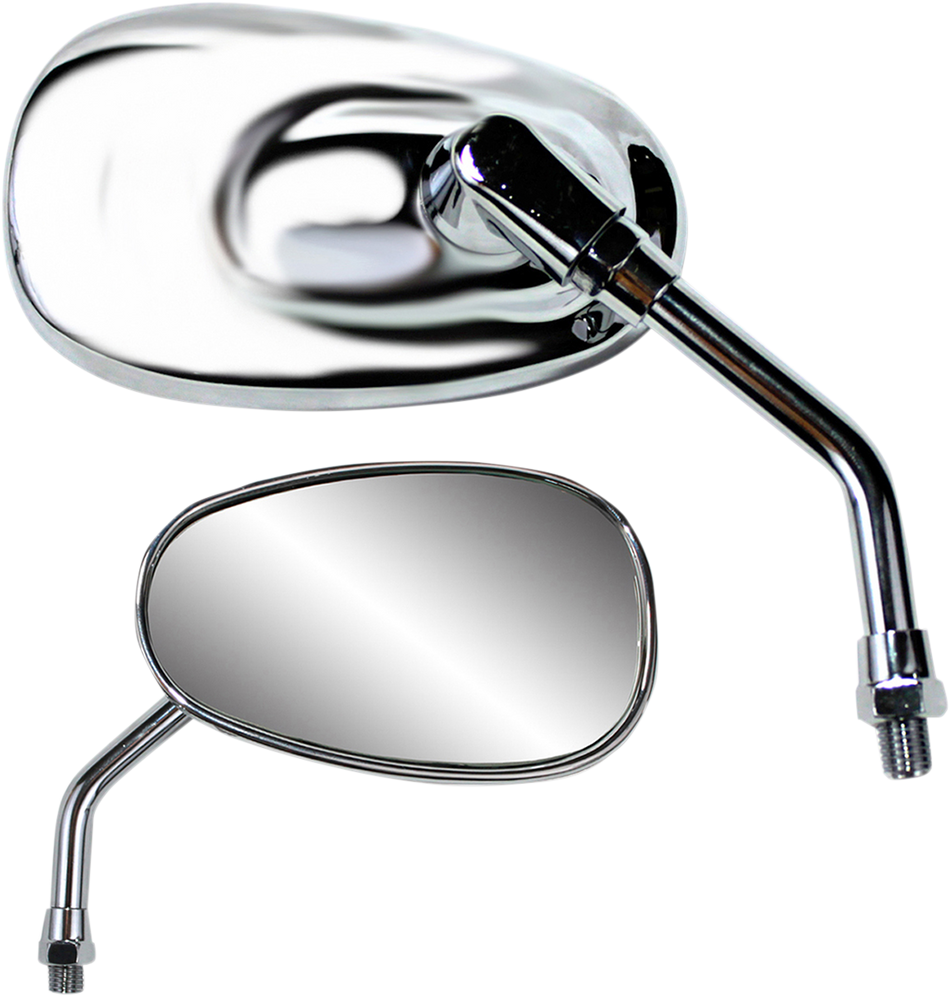 Parts Unlimited Mirror - Mini - Chrome 17034