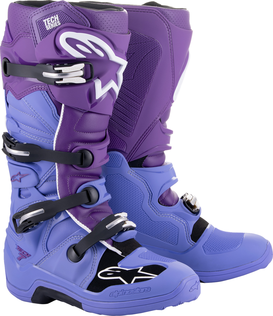 Botas ALPINESTARS Tech 7 - Púrpura/Blanco - US 7 2012014-334-7