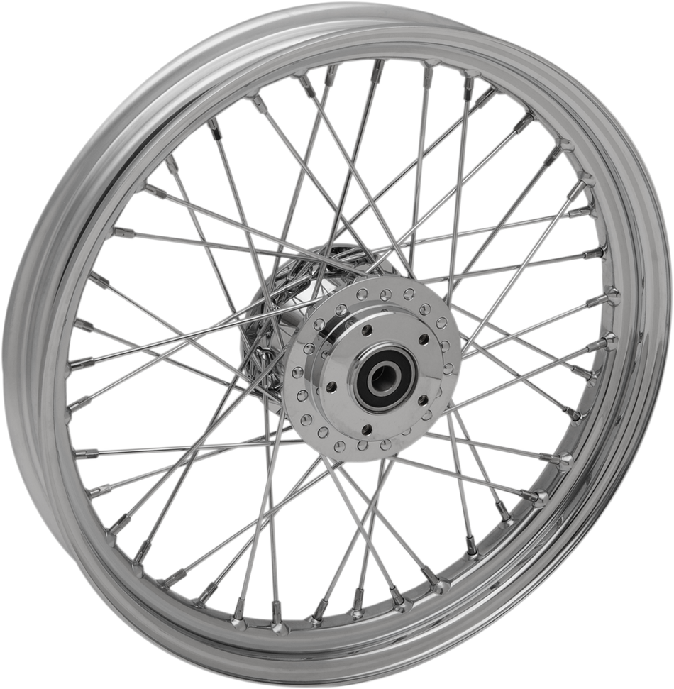 DRAG SPECIALTIES Front Wheel - Single Disc/No ABS - Chrome - 19"x2.50" - '06-'07 XL 64553