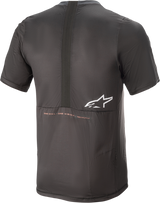 Camiseta ALPINESTARS Alps 6.0 V2 - Manga corta - Negro/Coral - Grande 1763921-1793-LG 