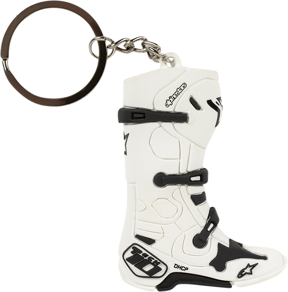 ALPINESTARS Key Fob - Tech 10 Boot - White 12309400020