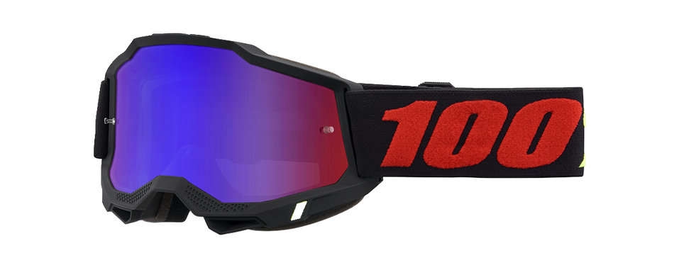 100% Accuri 2 Goggles - Morphuis - Red/Blue Mirror 50014-00022