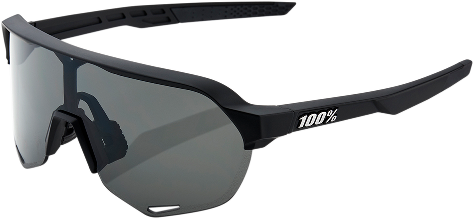 100% S2 Sunglasses - Black - Smoke 60006-00000