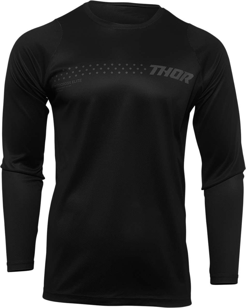 THOR Sector Minimal Jersey - Black - Large 2910-6426