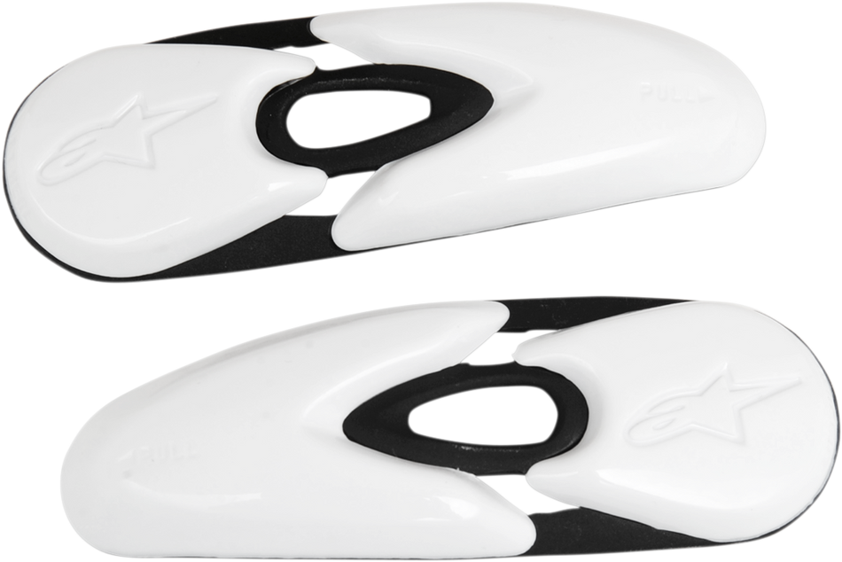 ALPINESTARS Toe Sliders - White 25SLI6-20