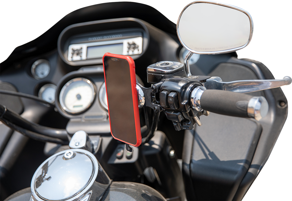 KLOCK WERKS Handlebar Mount - iOmount™ - Chrome KWD-01-0605-C