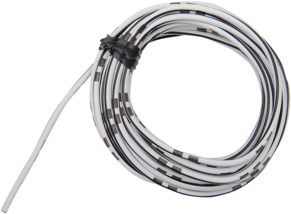 SHINDY 14A Wire - 13' - White/Black 16-683