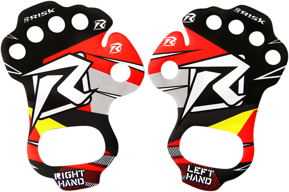 RISK RACING Palm Protectors - Red - Large 00111R