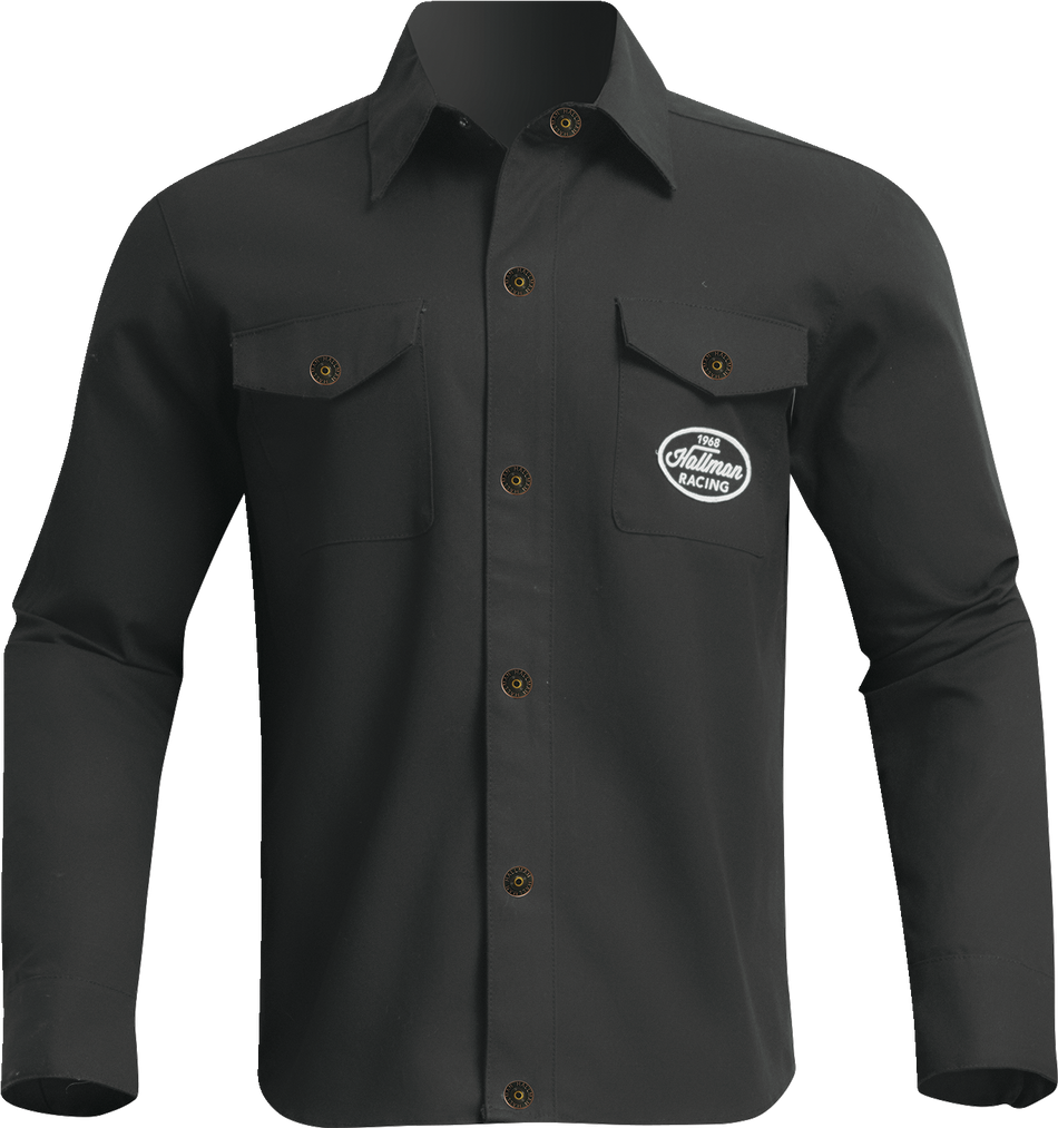 THOR Hallman Over Shirt - Black - Large 2950-0046