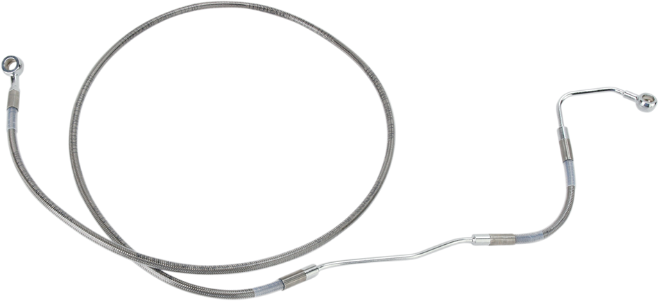 DRAG SPECIALTIES Brake Line - Front (Upper) - Stainless Steel 691182