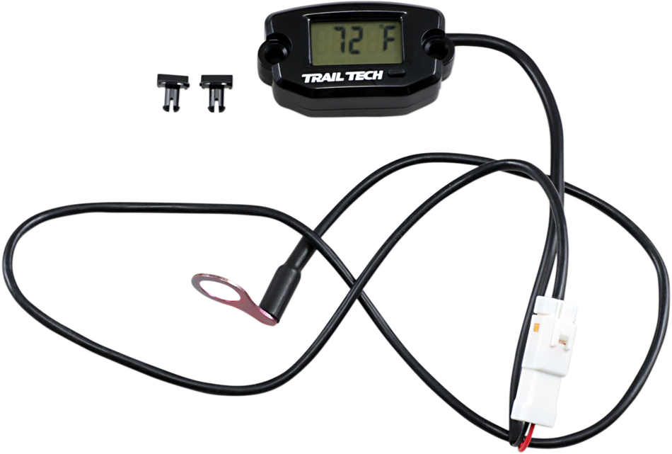 TRAIL TECH Universal Temperature Meter - Surface Mount - Black - 10 mm 742-ET1