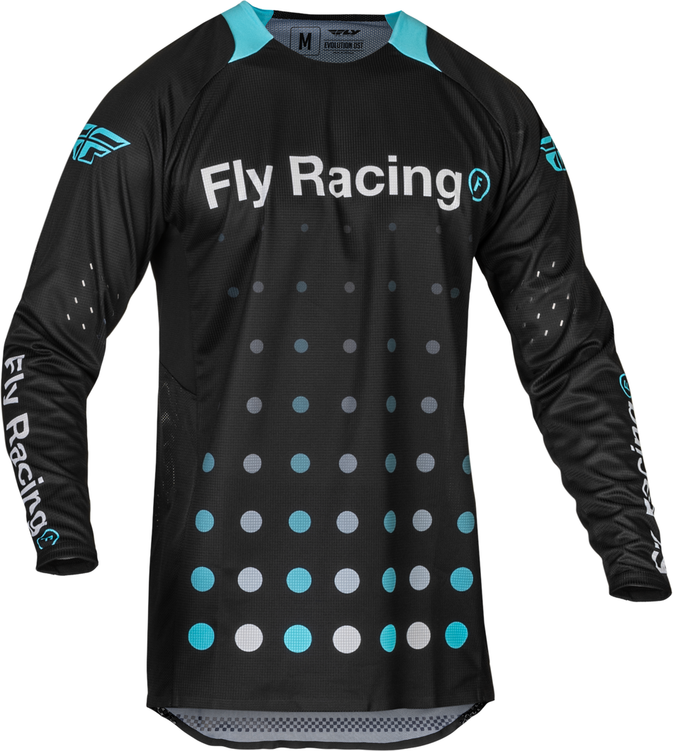 FLY RACING Evolution Dst Se Strobe Jersey Black/Electric Blue 2x 377-1242X