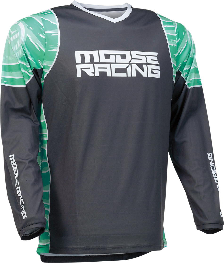 MOOSE RACING Qualifier Jersey - Teal/Gray - 4XL 2910-6964