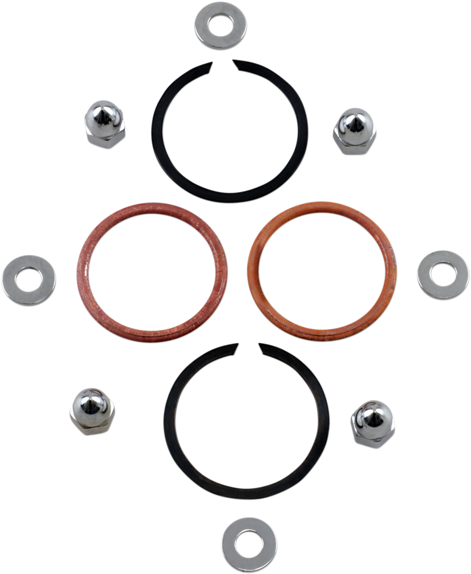 JAMES GASKET Exhaust Port Copper Gasket Kit - Big Twin/XL 65324-83-KCR1