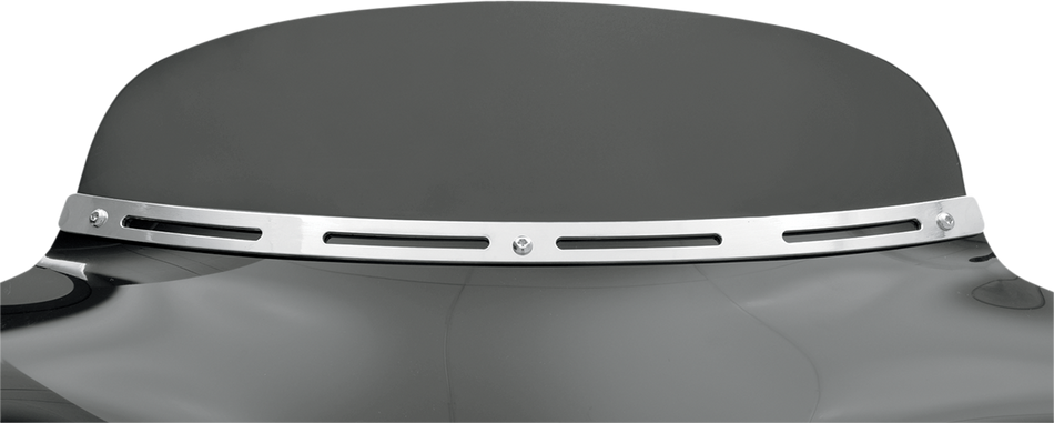 MEMPHIS SHADES Fairing Windshield Trim - Stainless Steel - Polished MEM0911