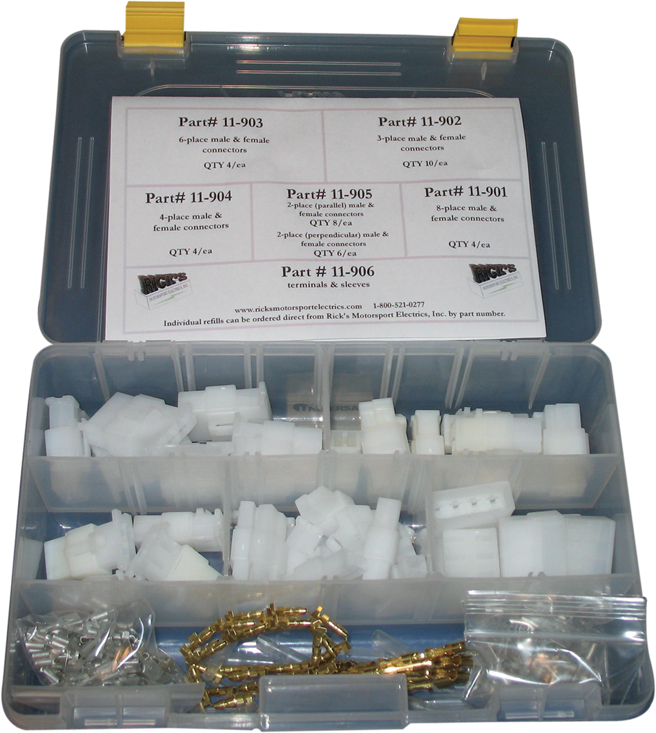 RICK'S MOTORSPORT ELECTRIC Wire Connectors/Terminals Kit 11-501